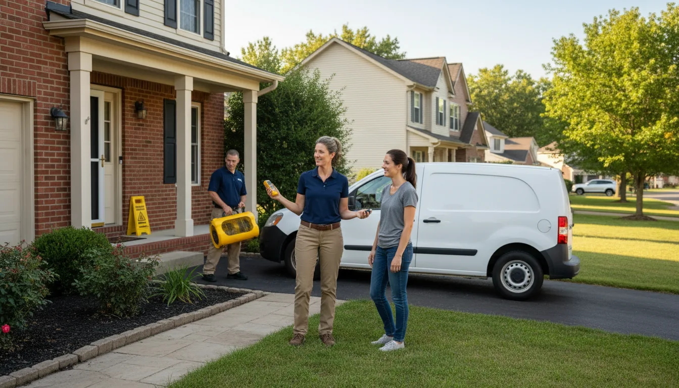 Residential water damage restoration in Dartmouth, MA